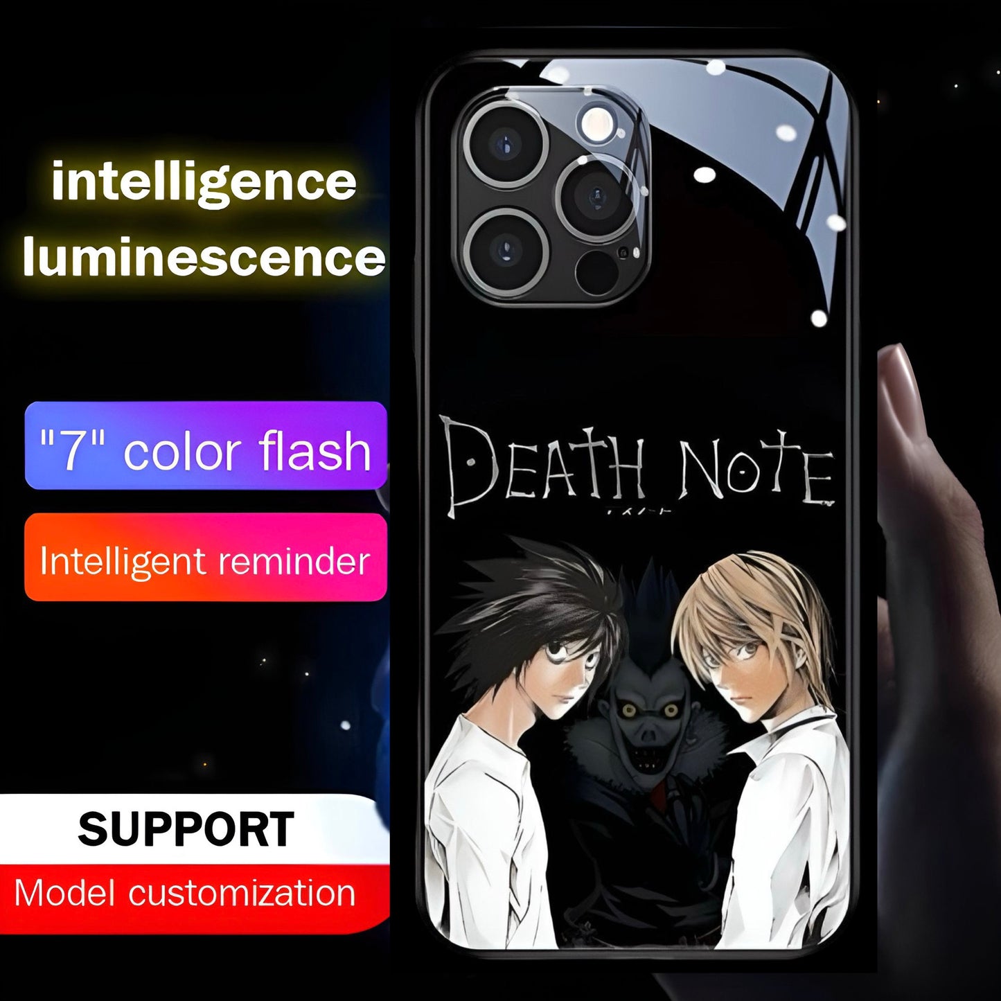 Luxury Light Led Case - Death Note Edition - more cases inside