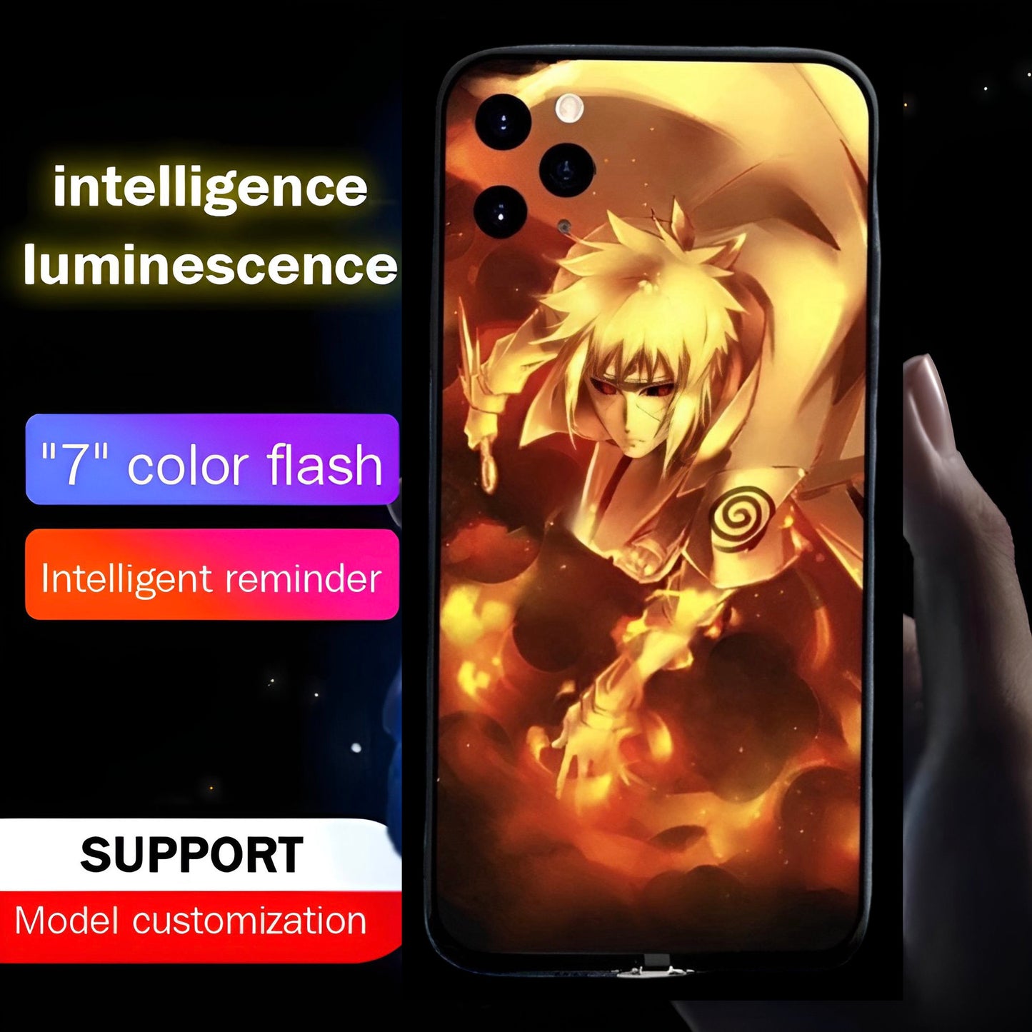 Luxury Light Led Case - Naruto Edition - more cases inside