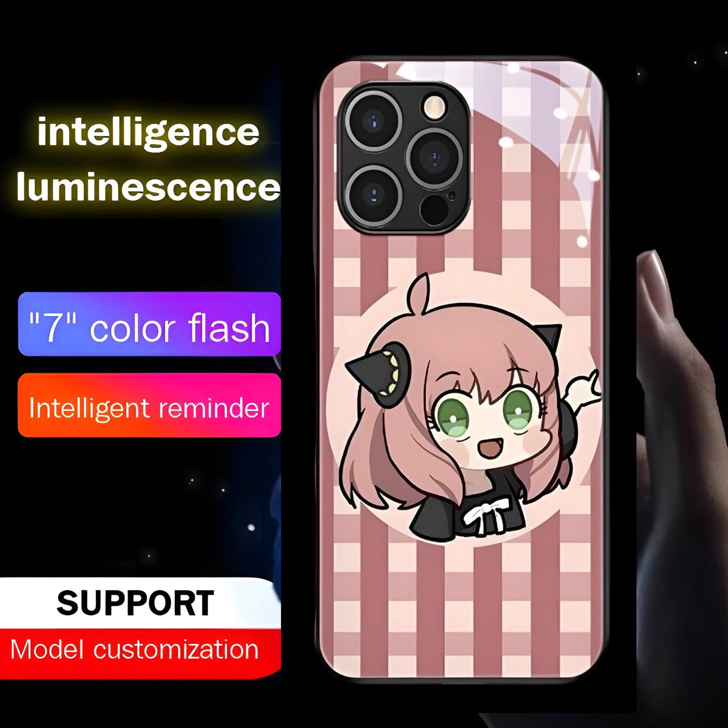 Luxury Light Led Case - Spy x Family Edition - more cases inside