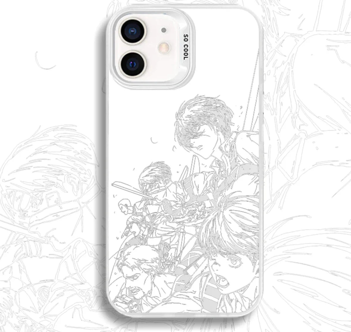 SCOUT CREW ATTACK ON TITAN - ANIME PHONE CASE