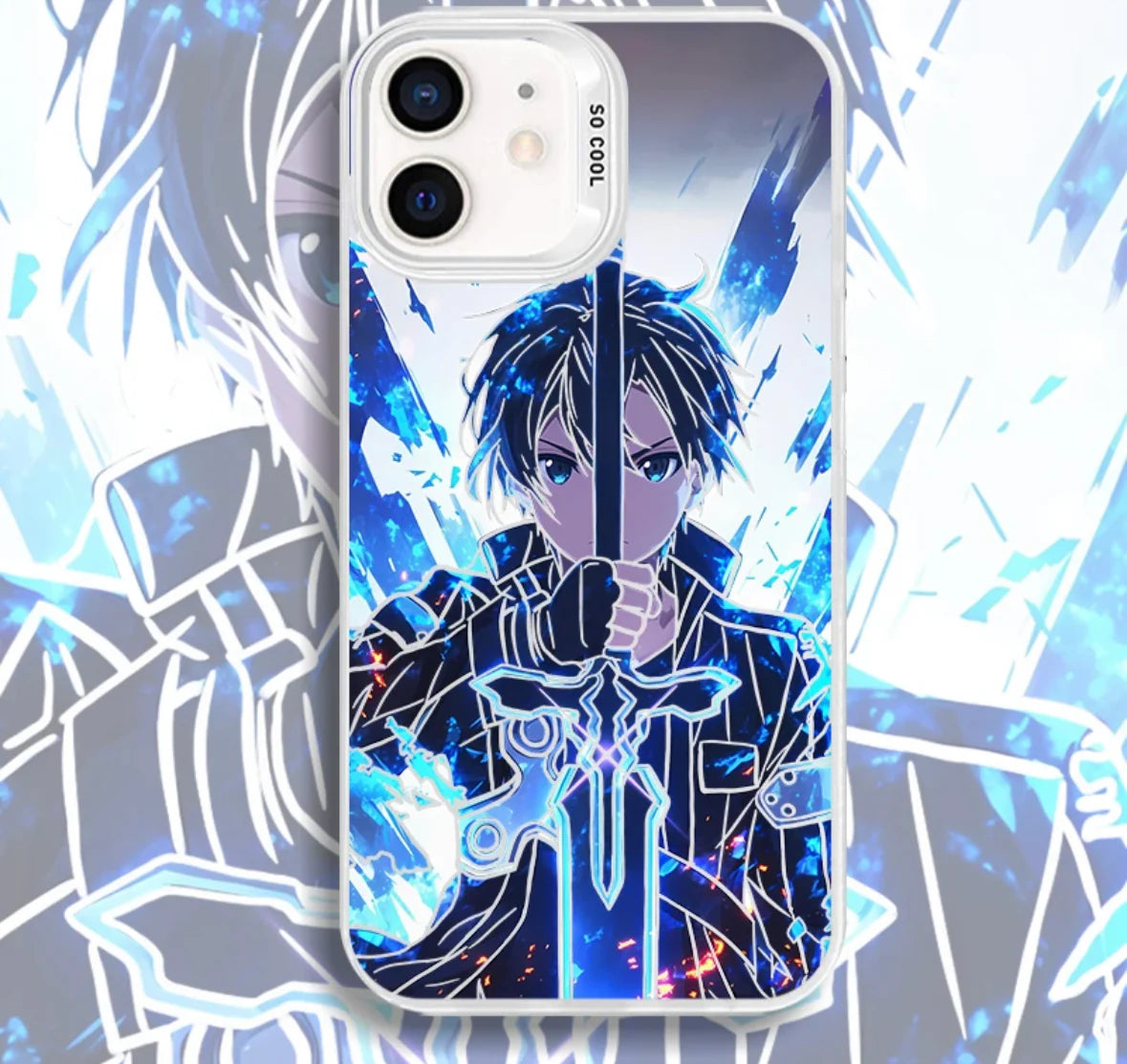 KIRITO SWORD ART ONLINE - ANIME PHONE CASE