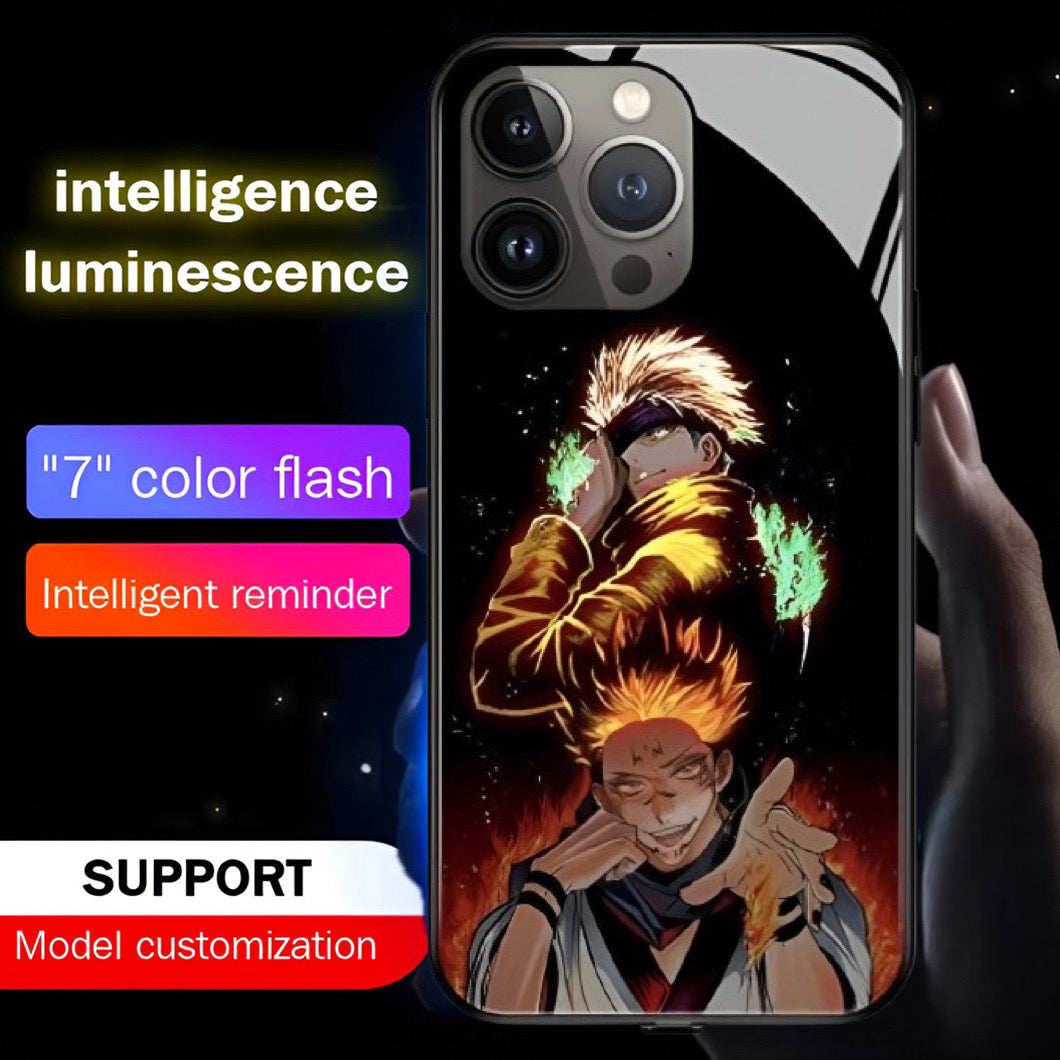 Luxury Light Led Case - Jujutsu Kaisen - Gojo & Sukuna Edition