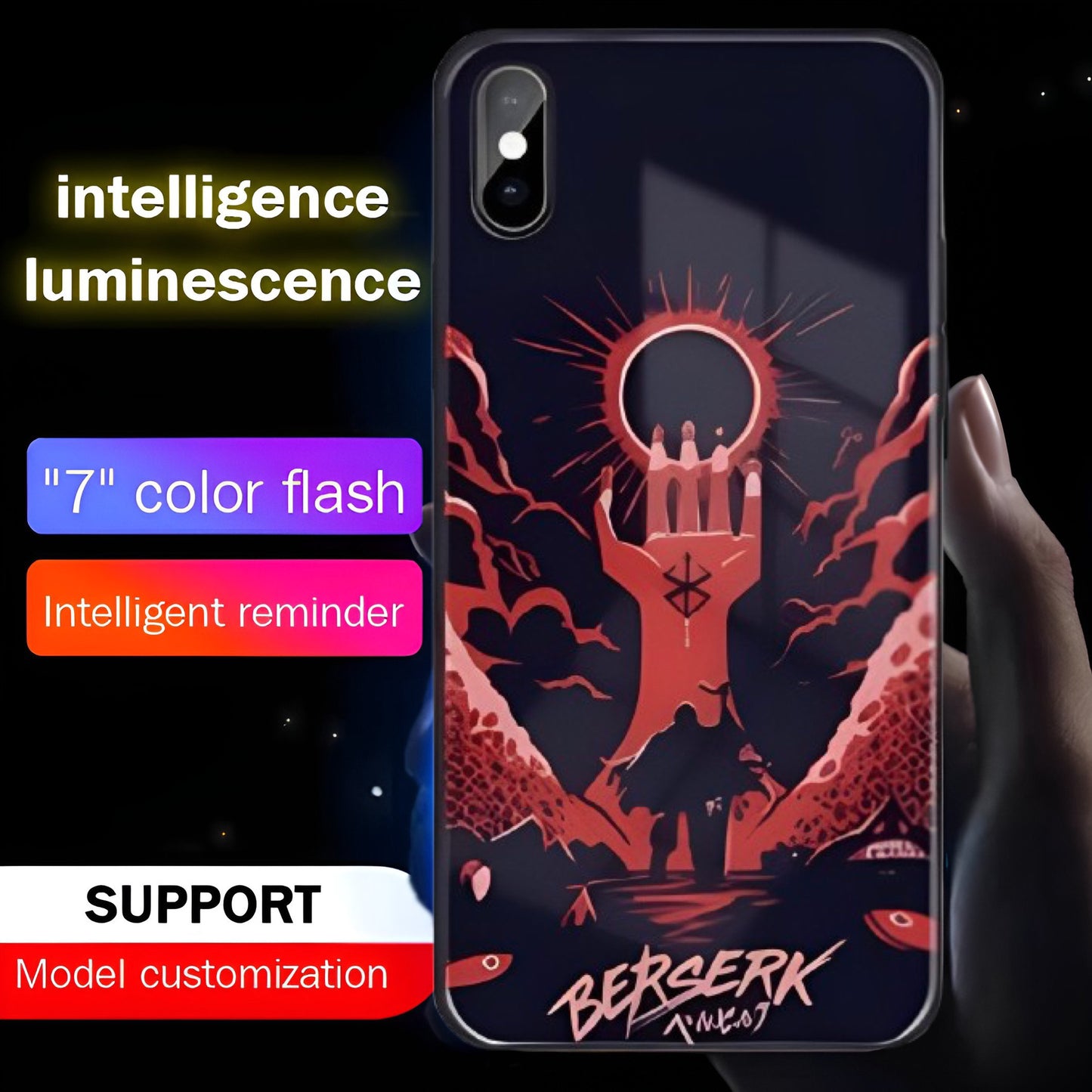Luxury Light Led Case - Berserk Edition - more cases inside