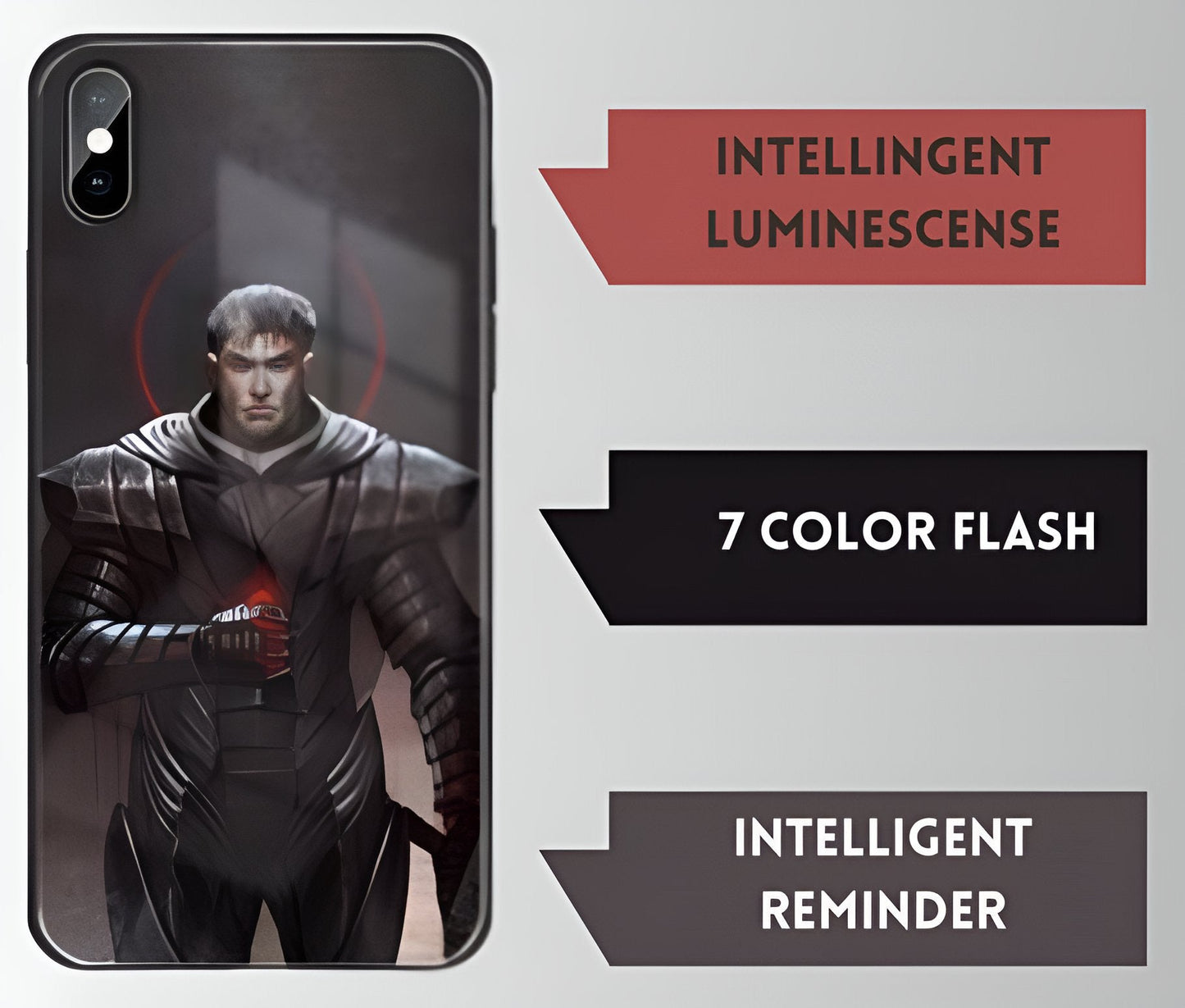 Luxury Light Led Case - Berserk Edition - more cases inside - AiroTeck