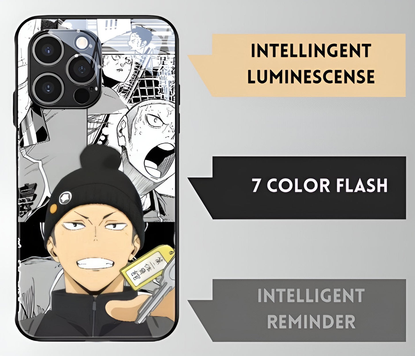 Luxury Light Led Case - Haikyu!! Edition - more cases inside - AiroTeck