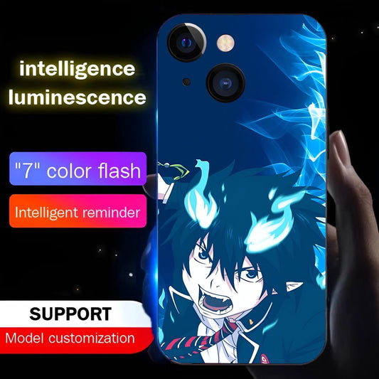 Luxury Light Led Case - Blue Exorcist Edition