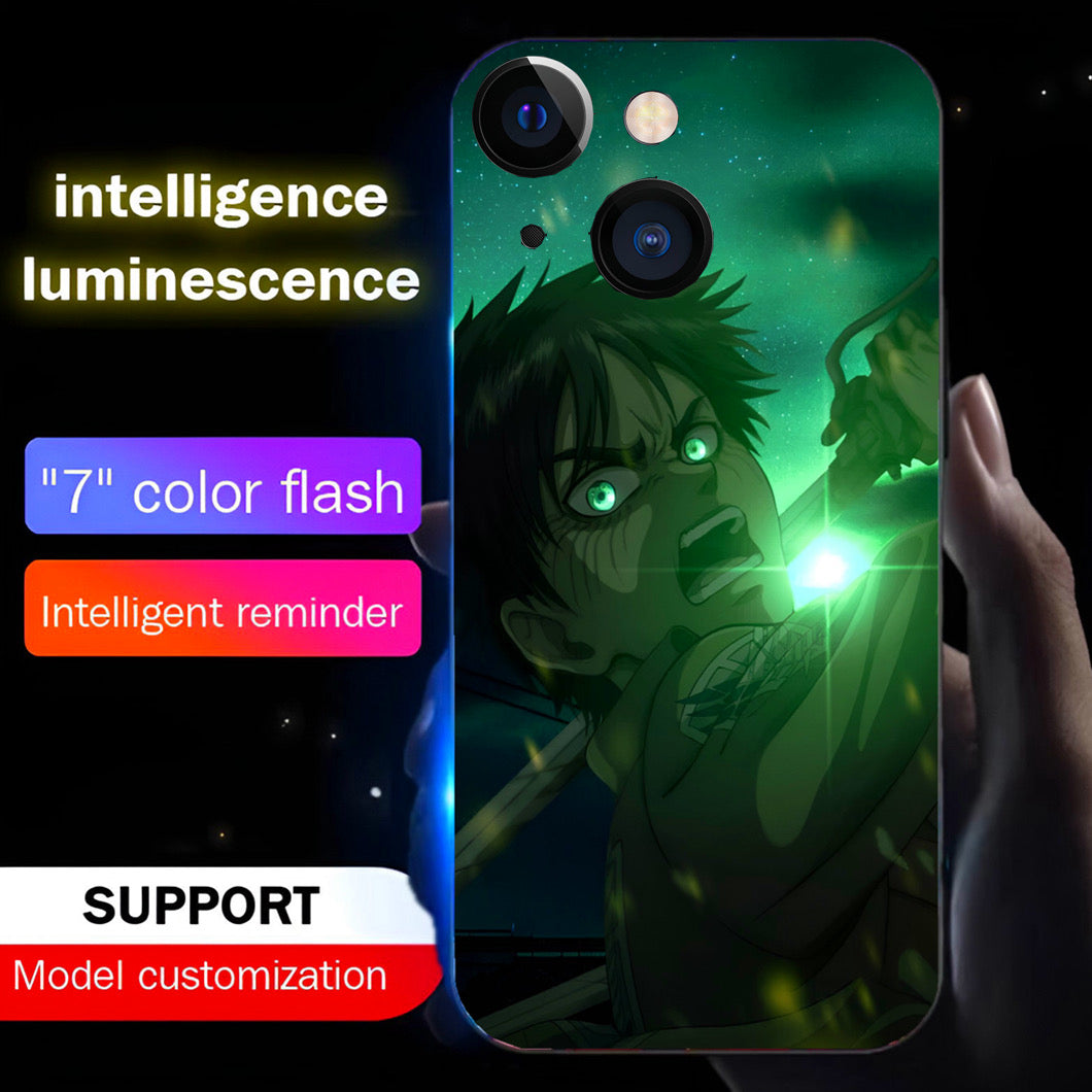 Luxury Light Led Case - Attack on Titan - Eren Jaeger Edition