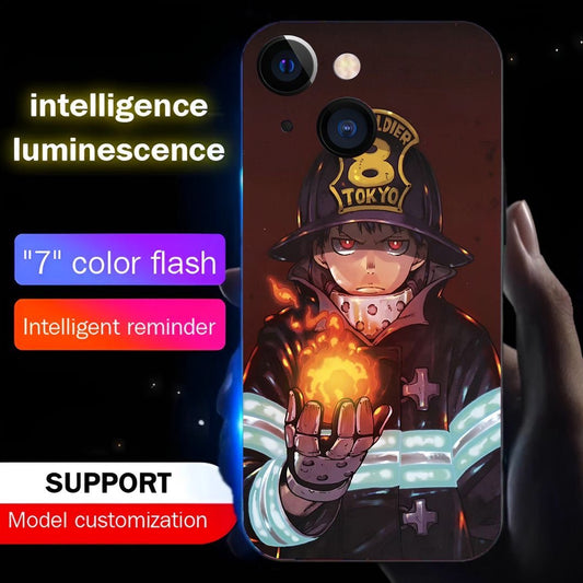 Luxury Light Led Case - Fire Force Edition