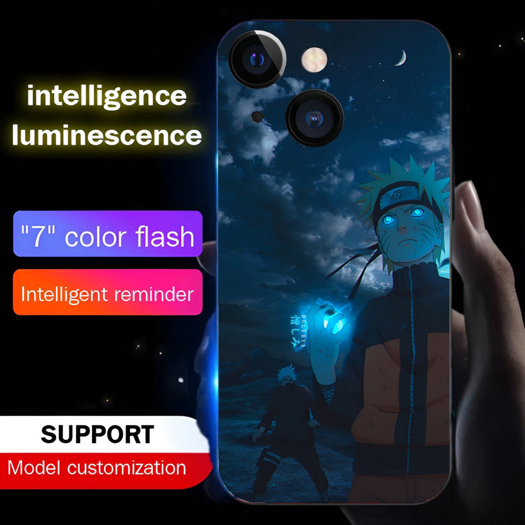 Luxury Light Led Case - Naruto & Kakashi Edition