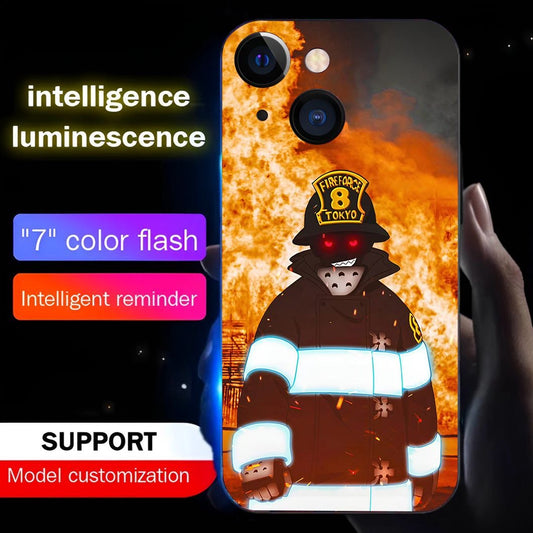 Luxury Light Led Case - Fire Force Edition