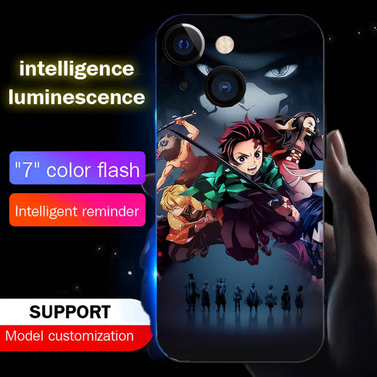 Luxury Light Led Case - Demon Slayer - Tanjiro & Nezuko & Zenitsu & Inosuke Edition