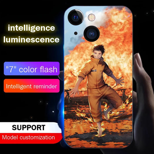 Luxury Light Led Case - Fire Force Edition