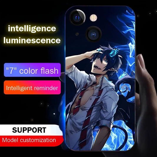 Luxury Light Led Case - Blue Exorcist Edition