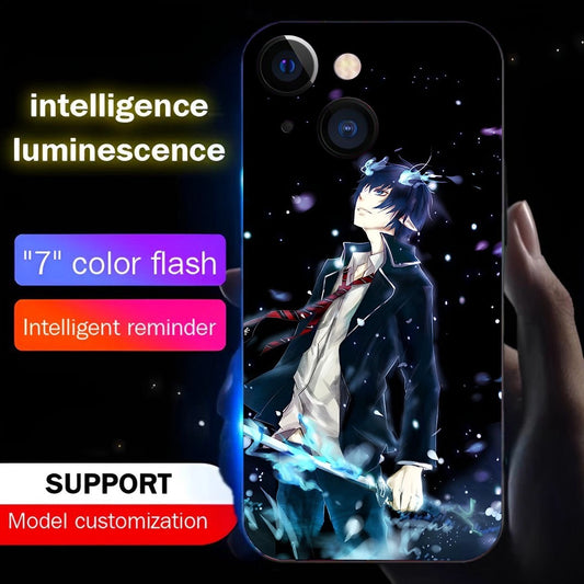 Luxury Light Led Case - Blue Exorcist Edition