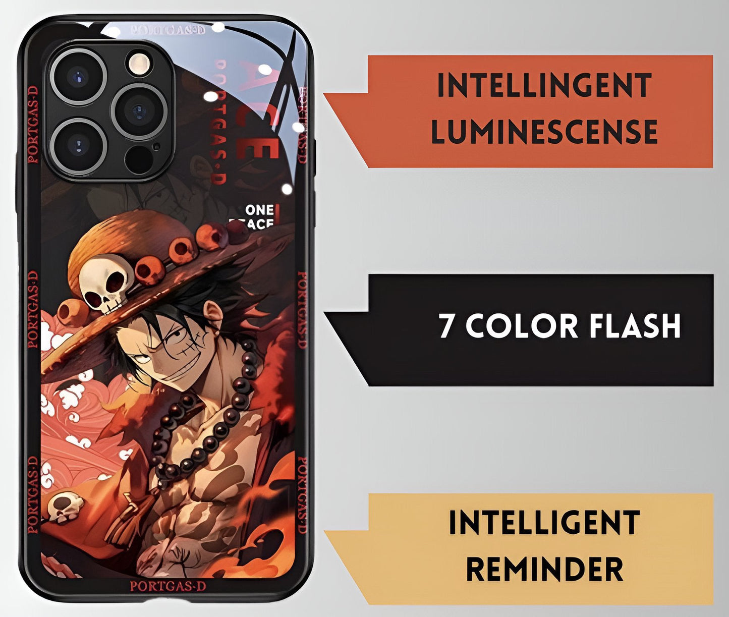 Luxury Light Led Case - One Piece - Ace Edition