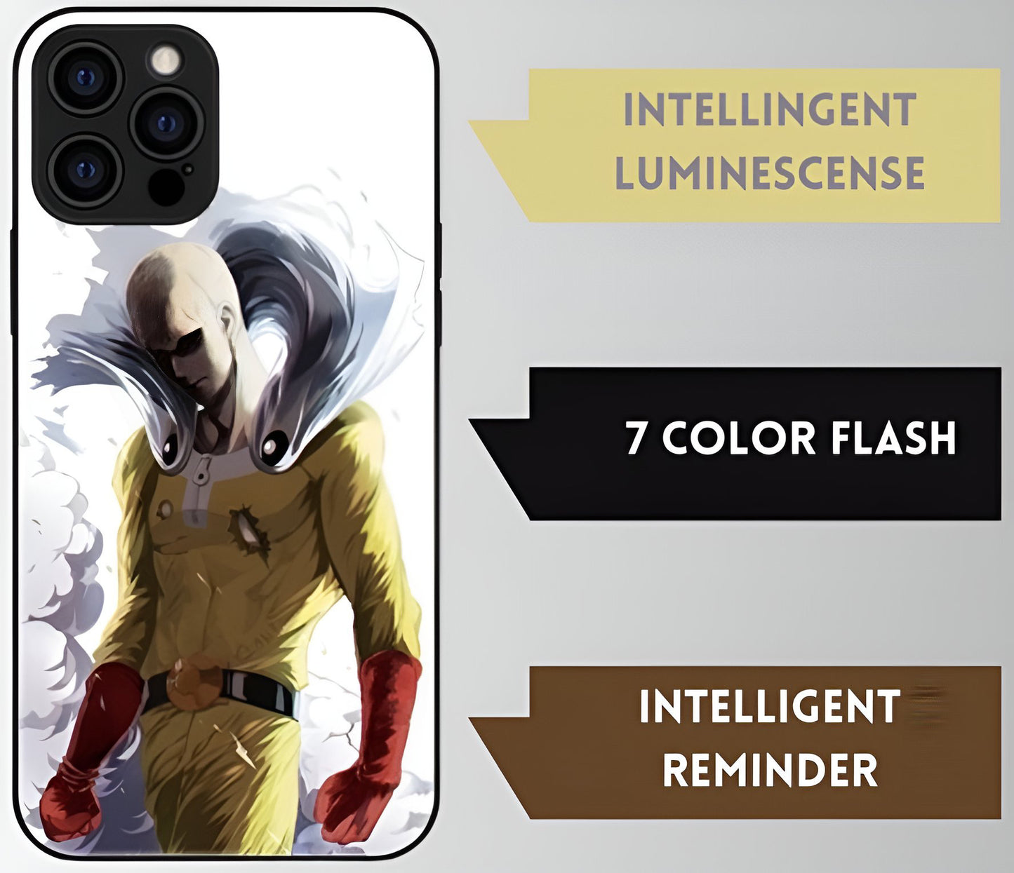 Luxury Light Led Case - One Punch Man Edition - more cases inside