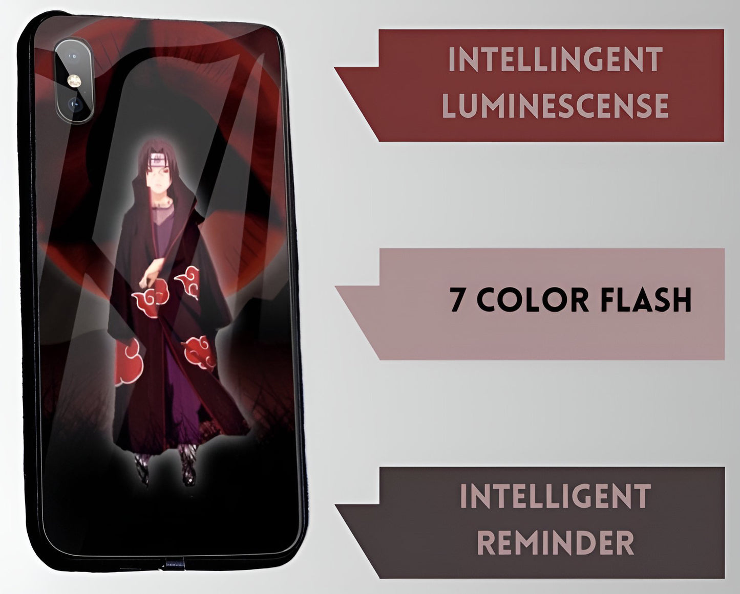 Luxury Light Led Case - Naruto - Itachi Edition - more cases inside