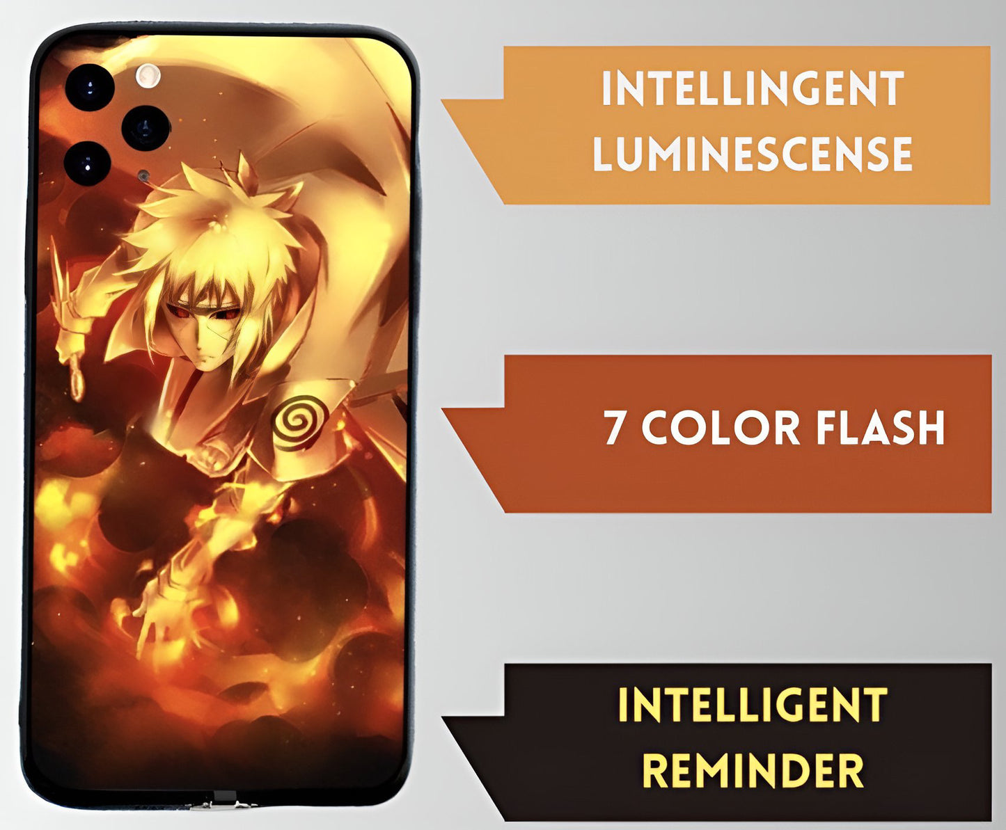 Luxury Light Led Case - Naruto Edition - more cases inside