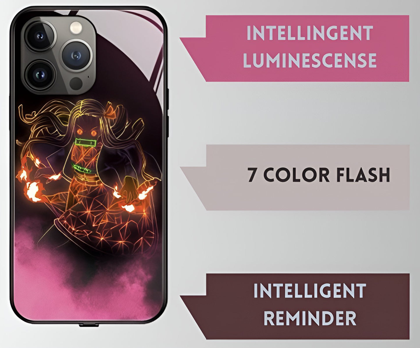 Luxury Light Led Case - Demon Slayer Edition - Girls Edition - more cases inside