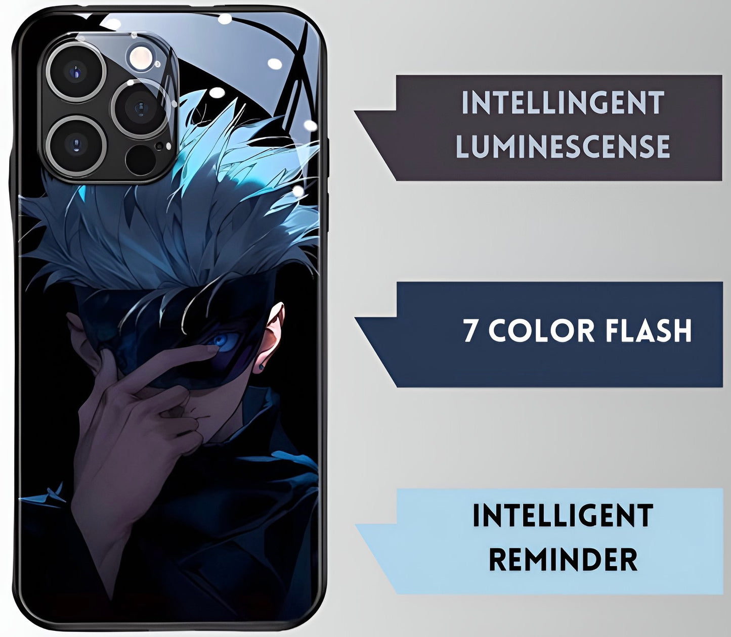 Luxury Light Led Case - Jujutsu Kaisen - Gojo Edition - more cases inside