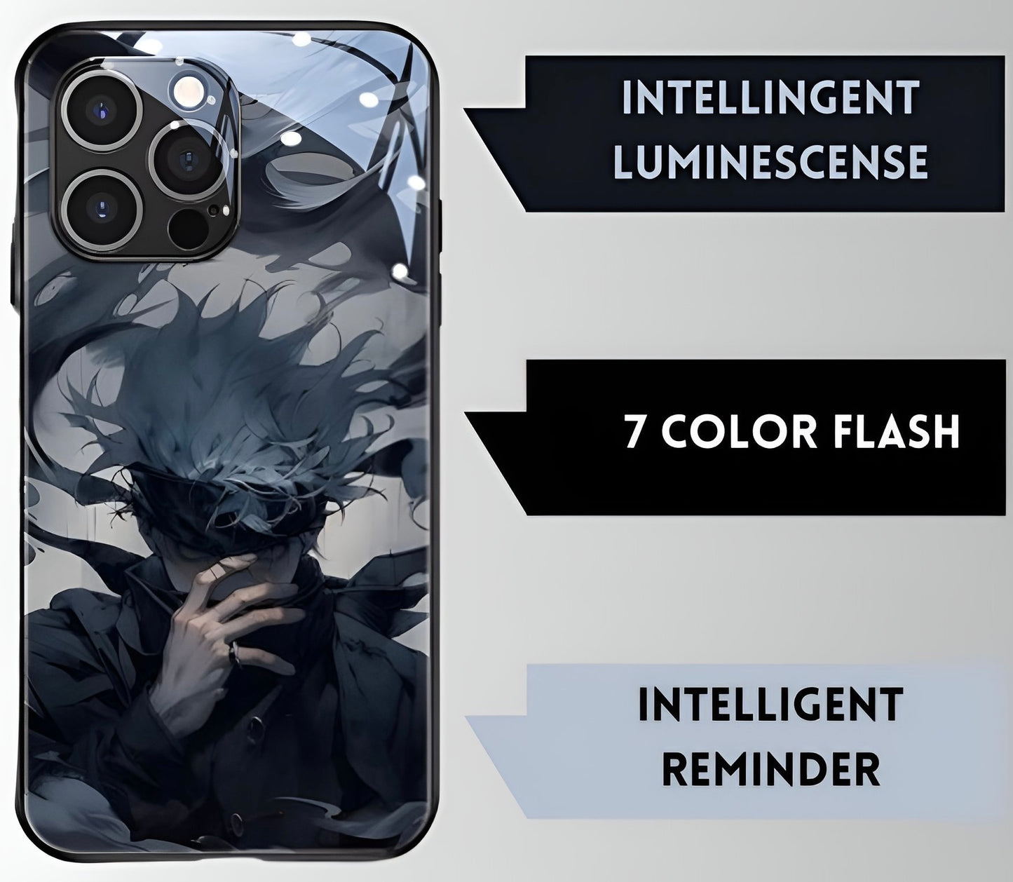 Luxury Light Led Case - Jujutsu Kaisen - Gojo Edition - more cases inside