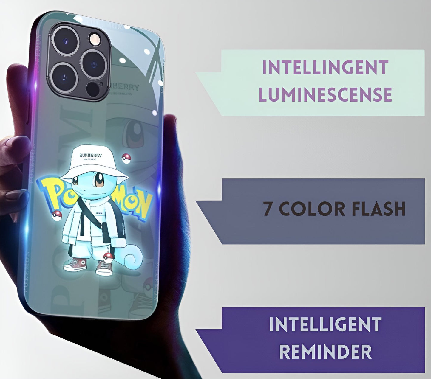 Luxury Light Led Case - Pokèmon - Squirtle 2.0 Edition