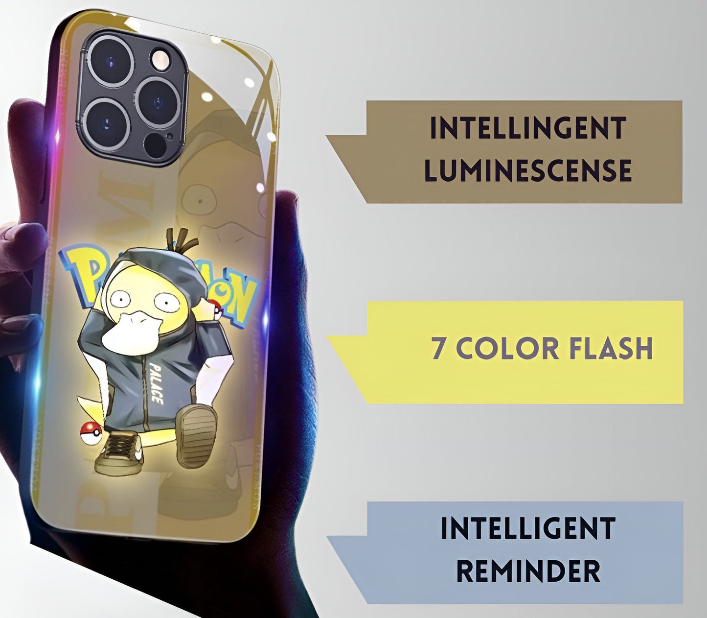 Luxury Light Led Case - Pokèmon - Psyduck Edition