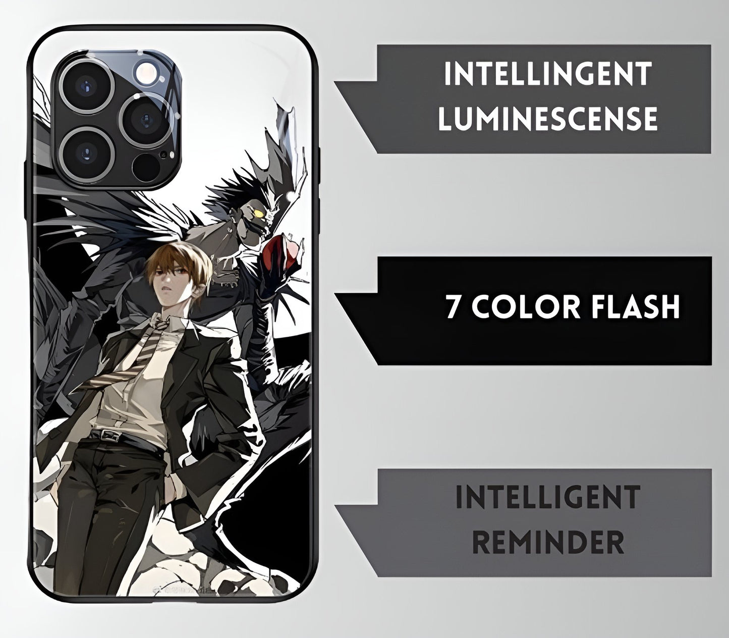 Luxury Light Led Case - Death Note Edition - more cases inside