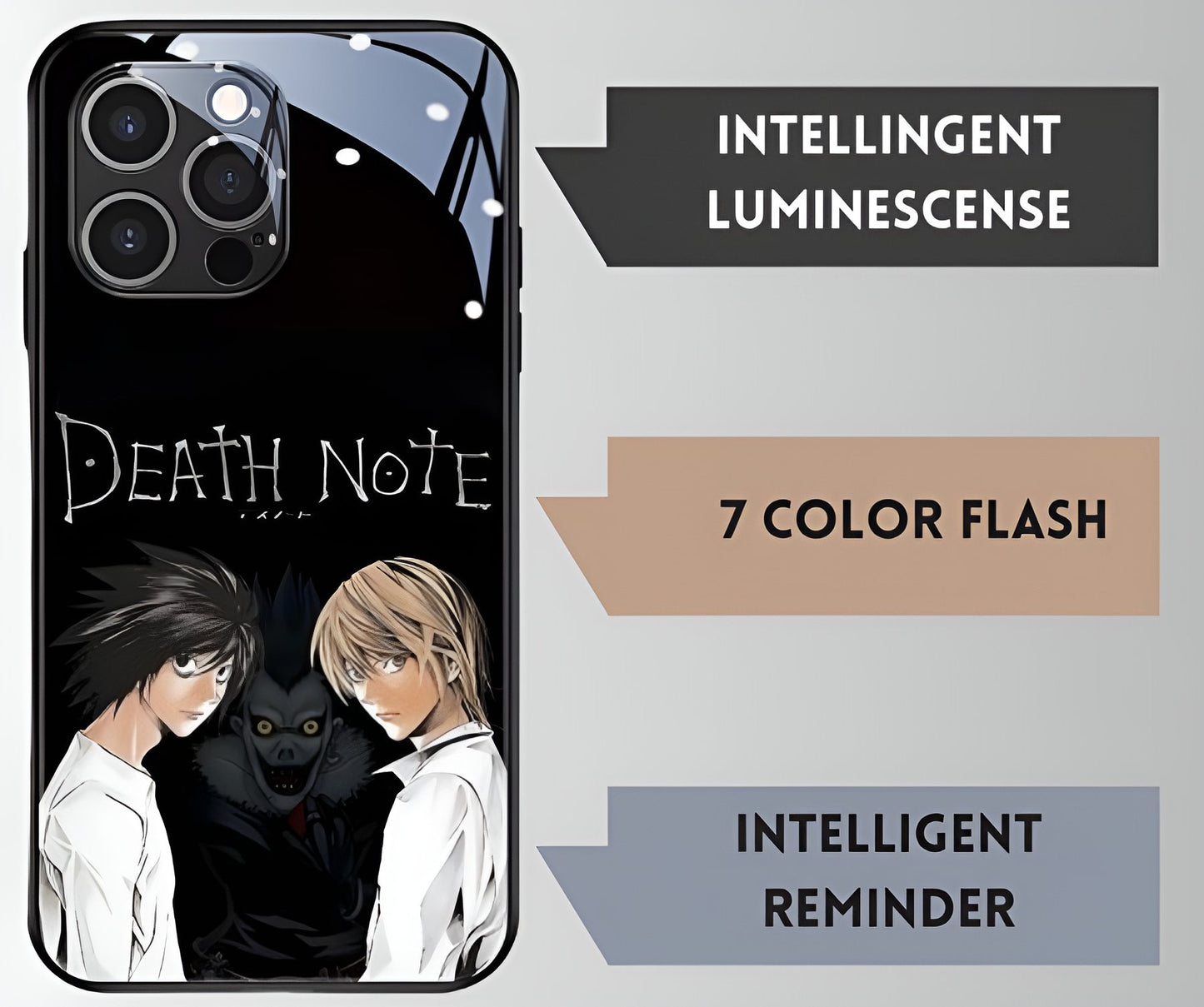 Luxuriöses LED-Lichtetui - Death Note Edition - weitere Etuis im Inneren