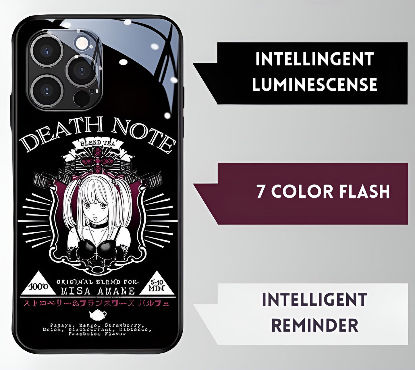 Luxury Light Led Case - Death Note Edition - more cases inside