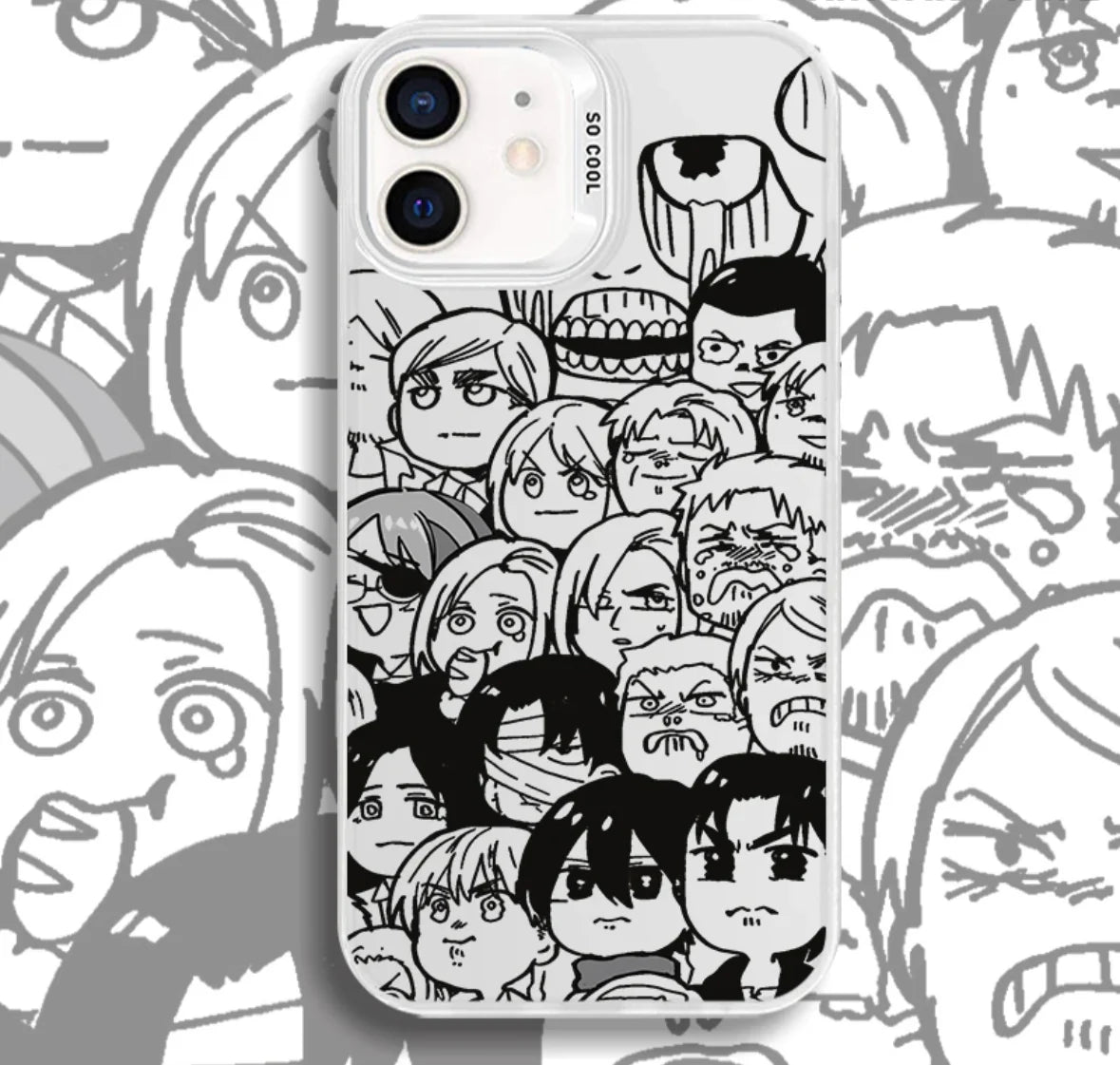 SCOUT CREW ATTACK ON TITAN - ANIME PHONE CASE