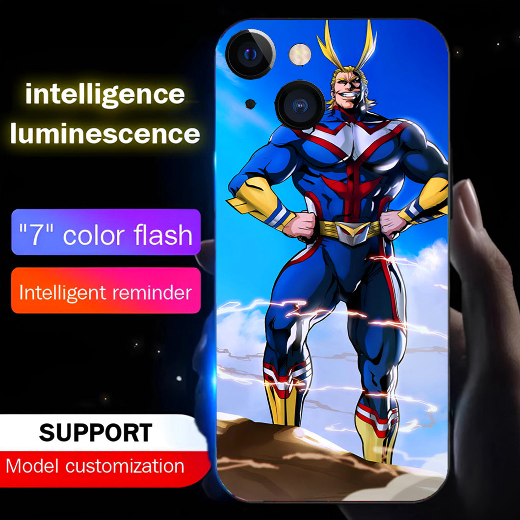 Luxury Light Led Case - My Hero Academia - All Might