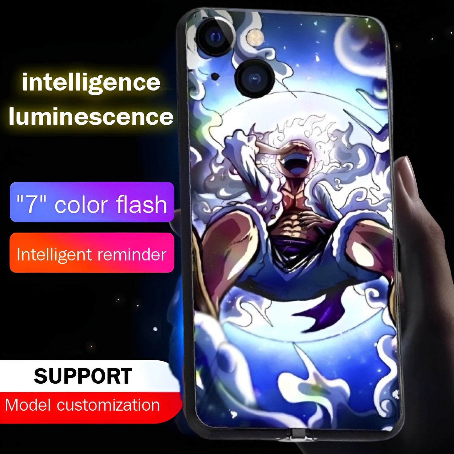 Luxury Light Led Case - One Piece - Luffy Gear 5 Edition