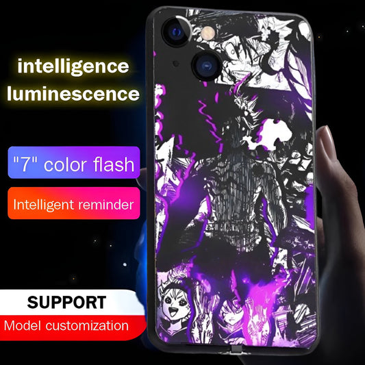 Luxury Light Led Case - Black Clover Edition