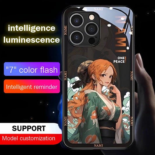 Luxury Light Led Case - One Piece - Nami Edition