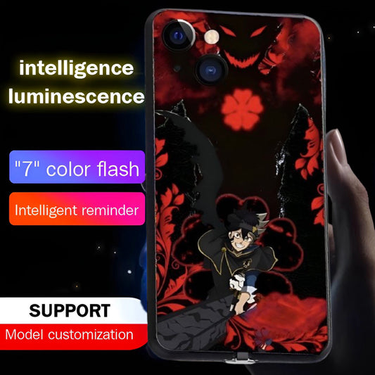 Luxury Light Led Case - Black Clover - Asta Edition