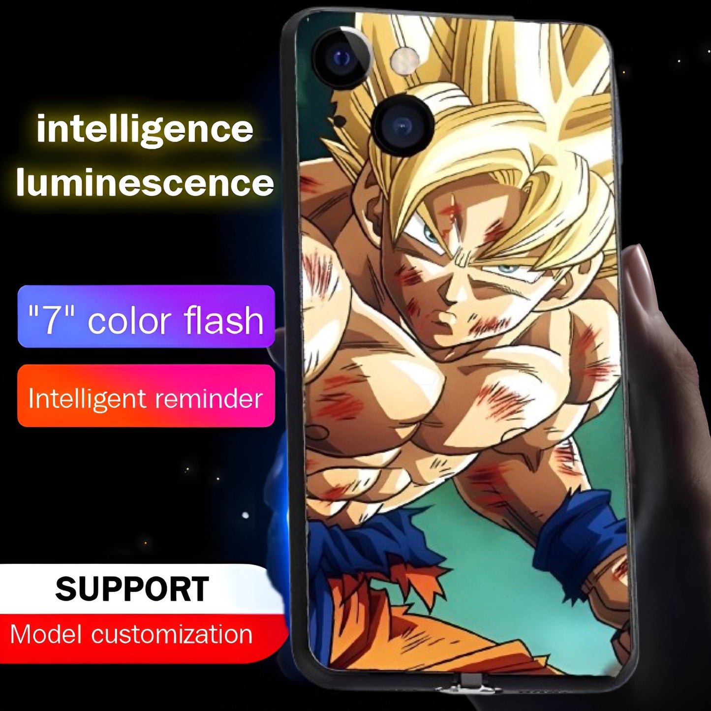 Luxury Light Led Case - Dragon Ball - Goku Edition