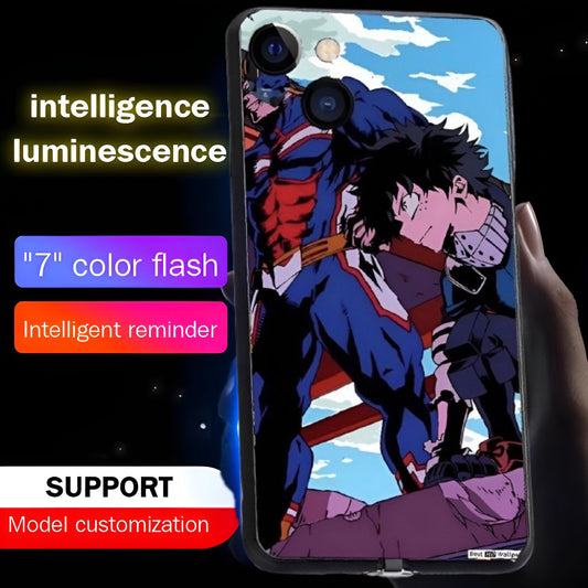 Luxury Light Led Case - My Hero Academia - All Might & Midoriya Edition