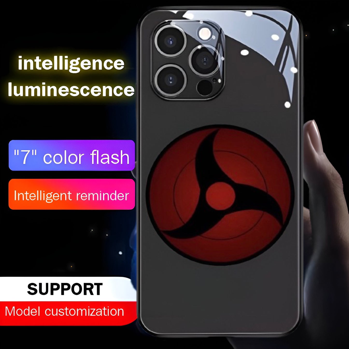 Luxury Light Led Case - Naruto - Itachi Edition - more cases inside