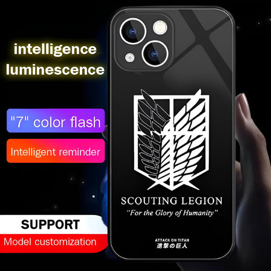 Luxury Light Led Case - Attack on Titan Edition - Scouting Legion more cases inside