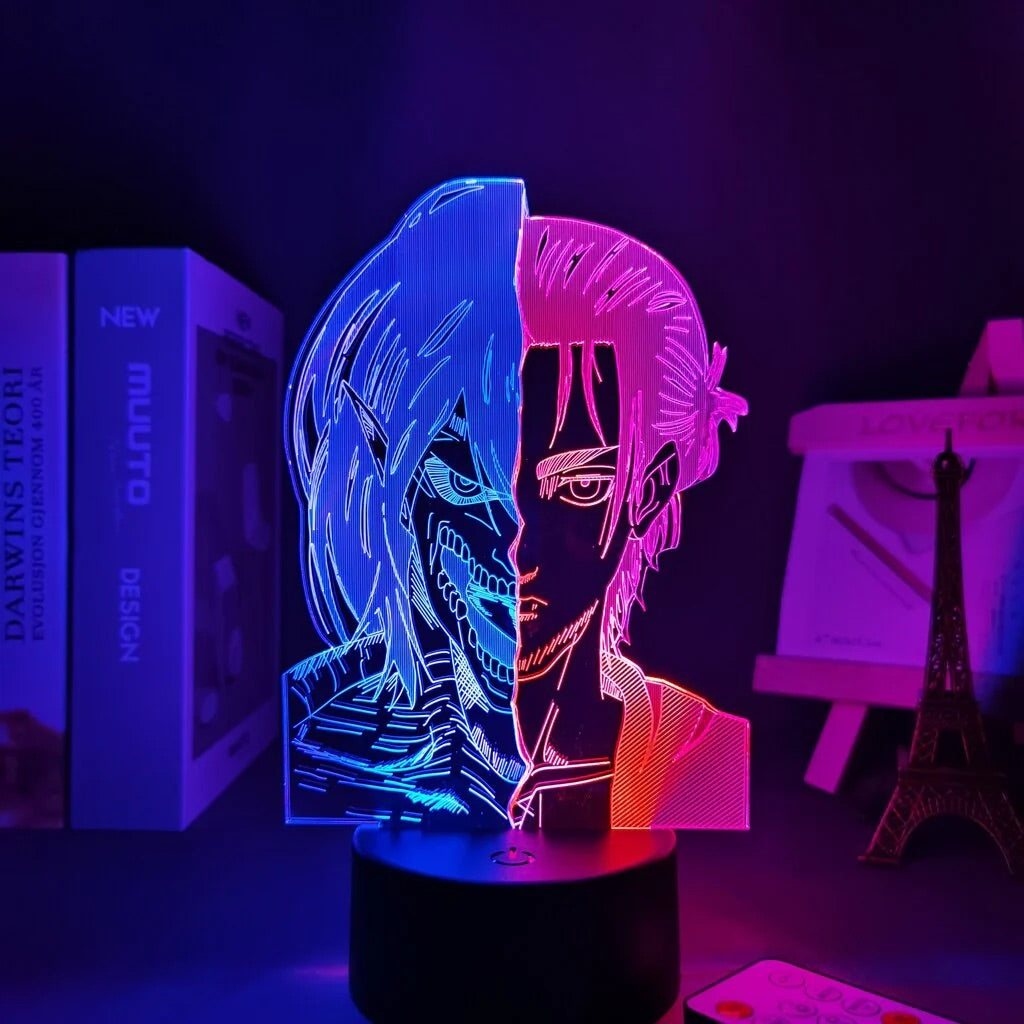 Zweifarbige LED-Lampe - Anime Compilation Edition - mehr Lampen im Inneren