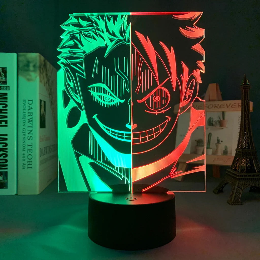 Zweifarbige LED-Lampe - Anime Compilation Edition - mehr Lampen im Inneren