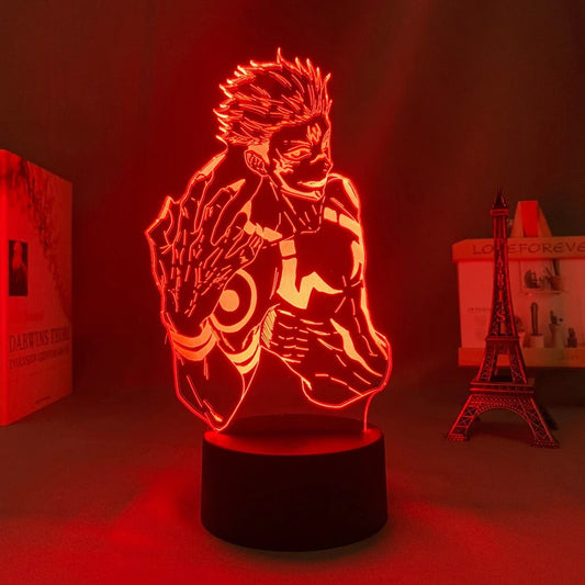 LED Lampe Anime - Sukuna Edition - mehr Lampen im Inneren