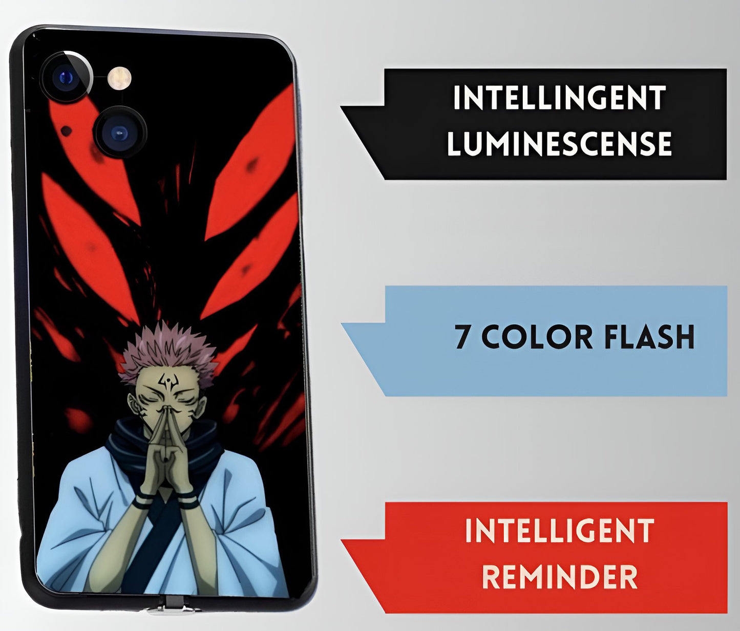 Luxury Light Led Case - Jujutsu Kaisen - Sukuna Edition