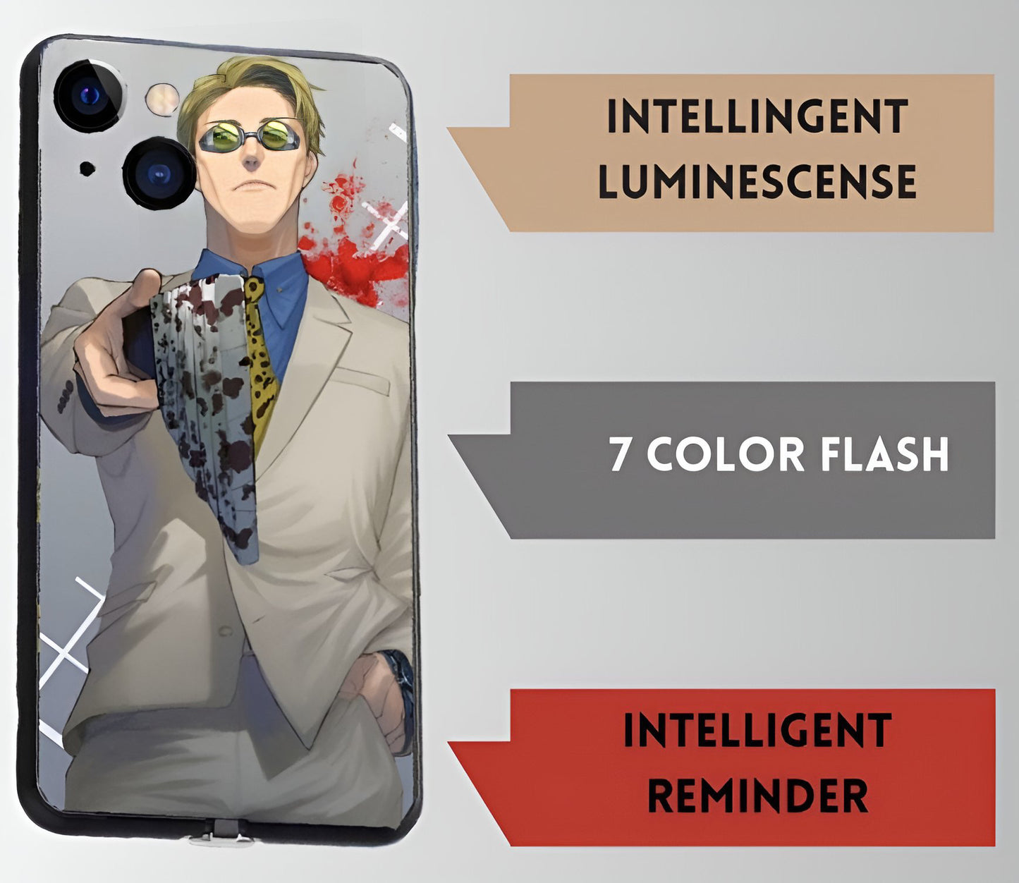 Luxury Light Led Case - Jujutsu Kaisen - Nanami Edition - more cases inside