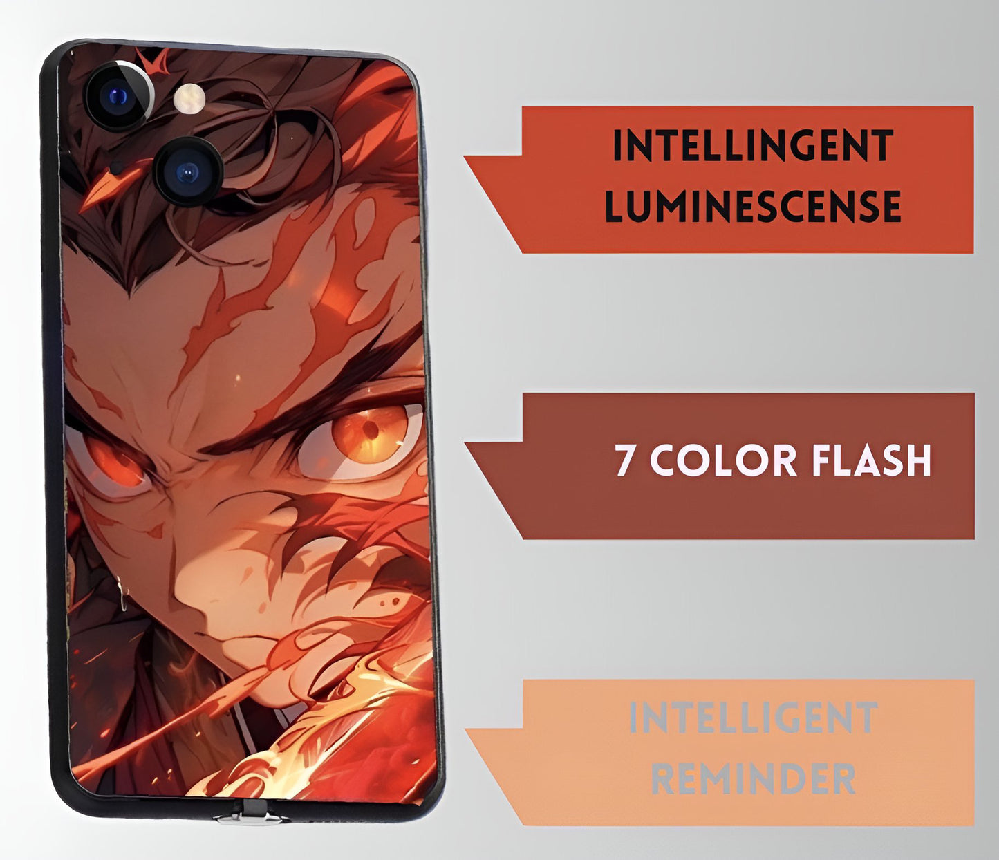 Luxury Light Led Case - Demon Slayer - Tanjiro Edition