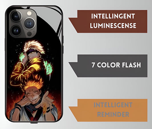 Luxury Light Led Case  - Jujutsu Kaisen - Gojo & Sukuna Edition