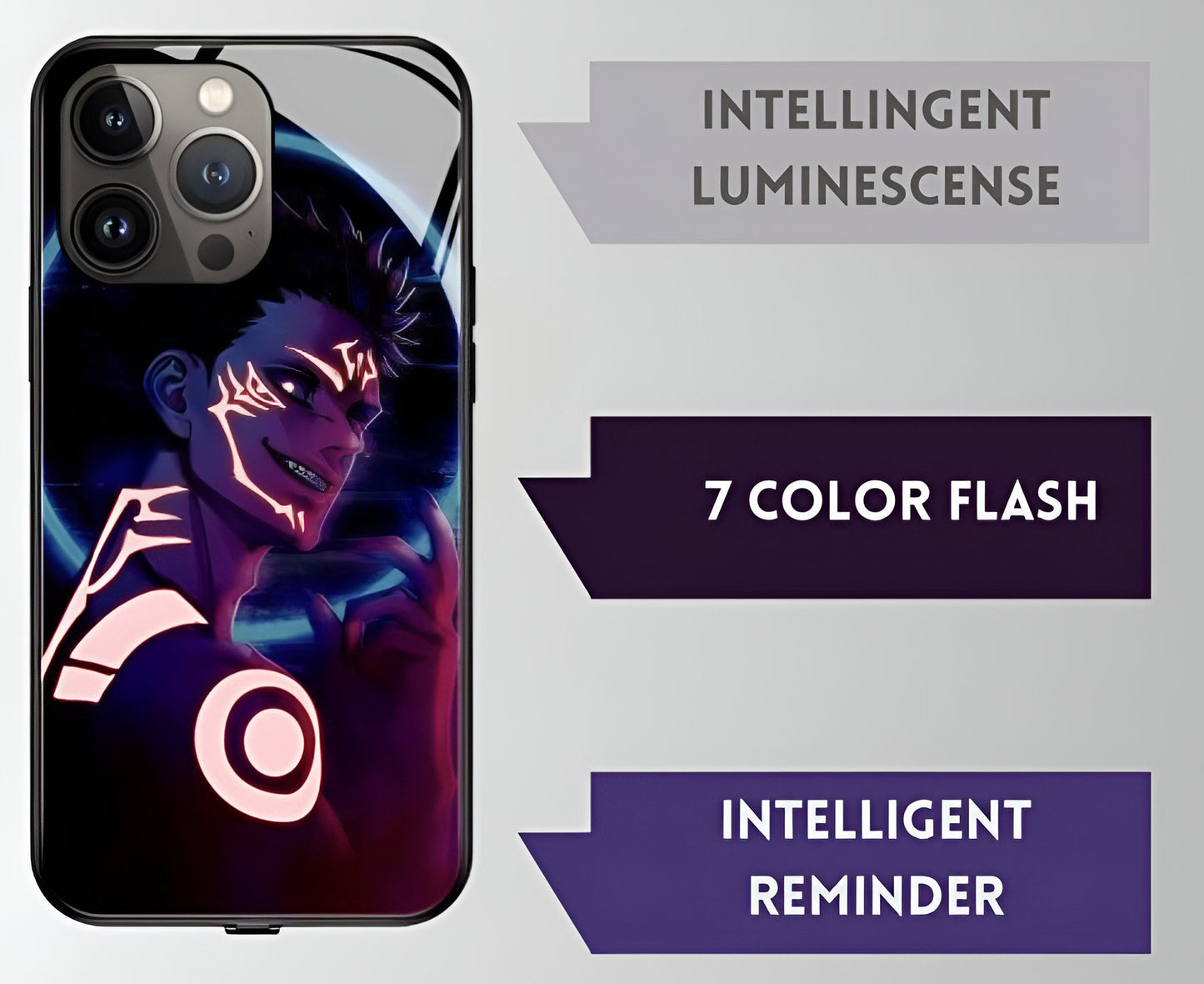 Luxury Light Led Case - Jujutsu Kaisen - Sukuna Edition - more cases inside