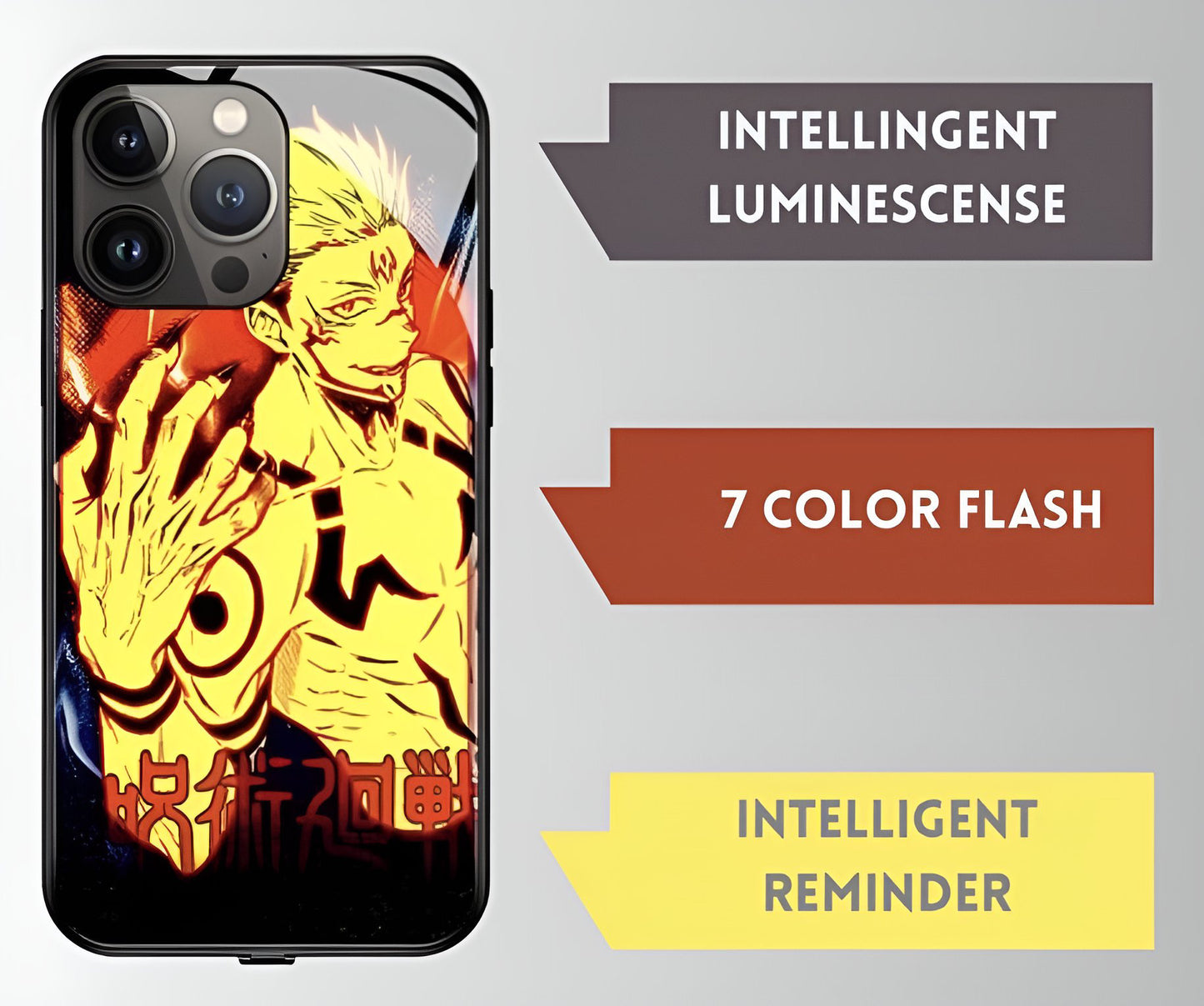 Luxury Light Led Case - Jujutsu Kaisen - Sukuna Edition - more cases inside