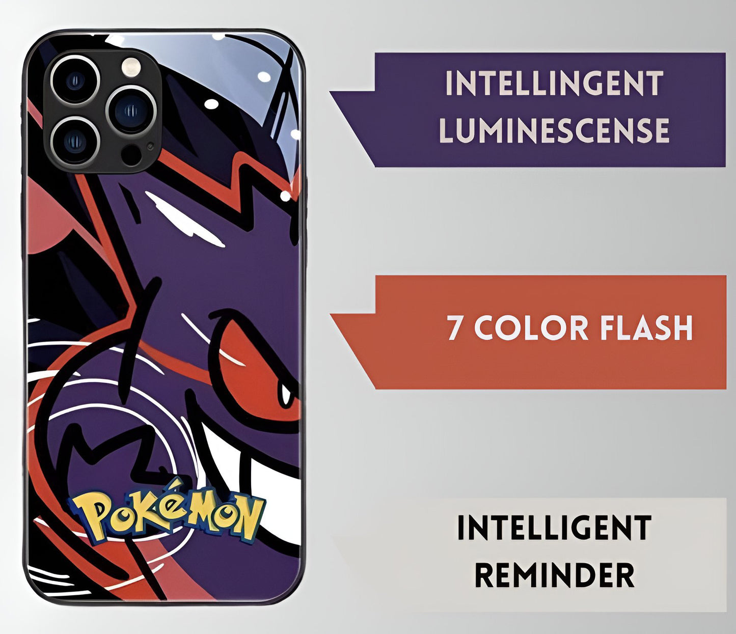 Luxury Light Led Case - Pokèmon - Gengar Edition